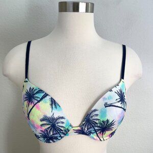 VICTORIAS SECRET PINK BRA 34C Wear Everywhere Demi Buste Underwire Support
